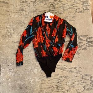 Long Sleeve Zara Floral Bodysuit
